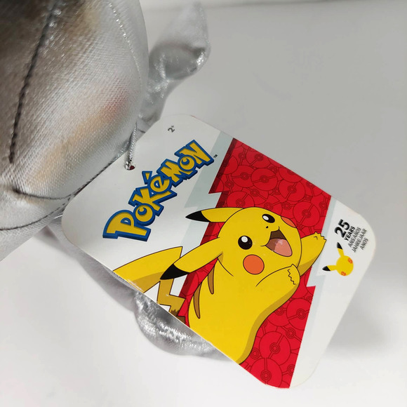 Pokémon 25th Anniversary Jazwares Silver Sobble 8" Plush New With Tags - Picture 7 of 8